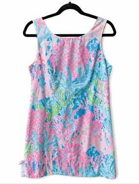 Lilly Pulitzer Delia Shift Dress Let’s Cha Cha Size 8